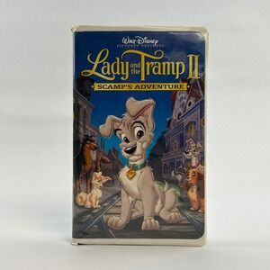 Lady and the Tramp II Scamp's Adventure VHS Walt Disney Home Video 2001 Clamshel